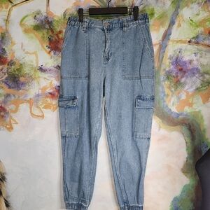 PacSun Light Blue Cargo Jeans